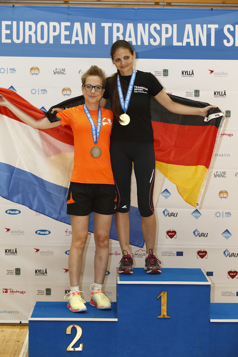 Siegerehrung Tischtennis; Ch. Welzel gewinnt Gold !